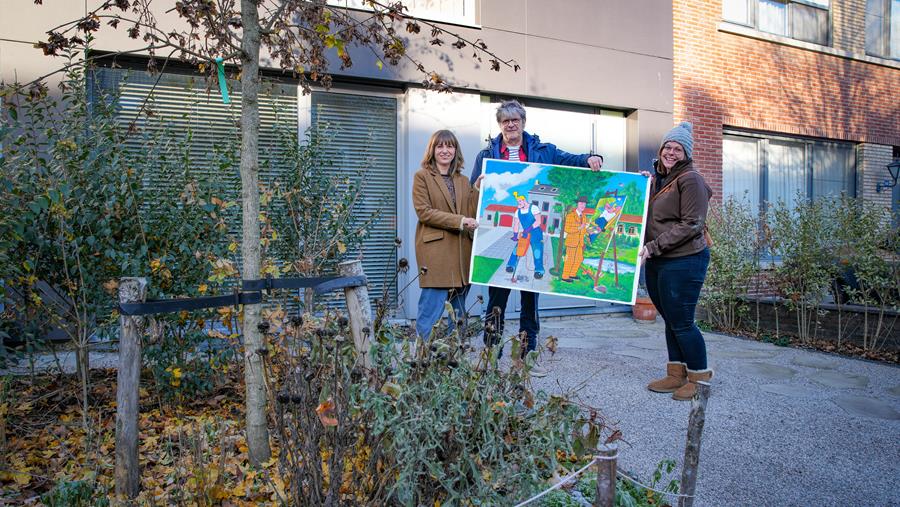Ontharde voortuin in Herentals wint hoofdprijs campagne 'Van tegel naar egel'