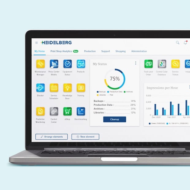Le nouveau HEIDELBERG Customer Portal