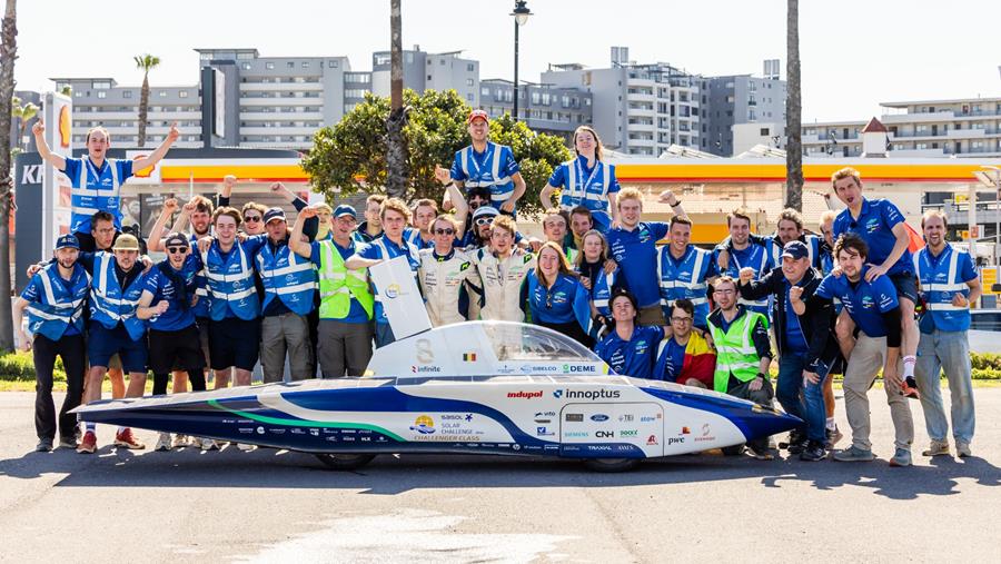 Belgisch Solar Team wint Sasol Solar Challenge