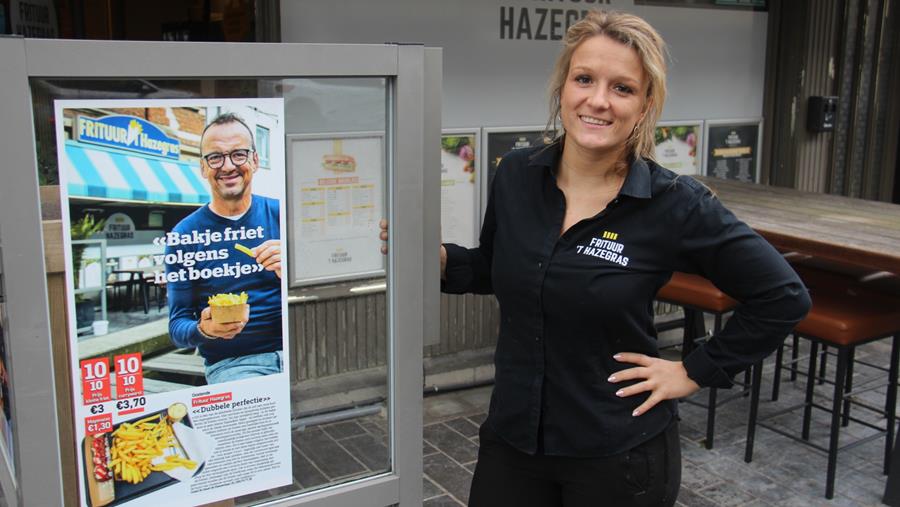 Ten huize van Frituur Hazegras in Oostende