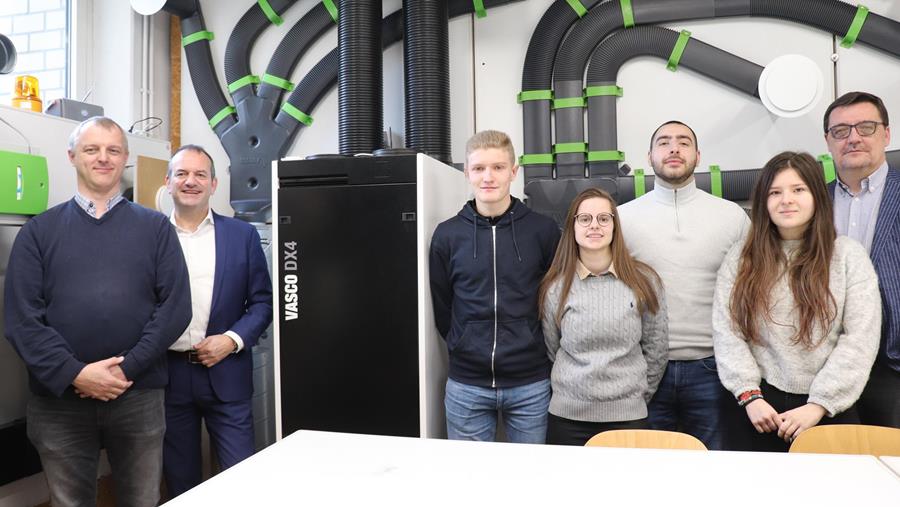 Vasco schenkt ventilatie-unit aan Hogeschool PXL